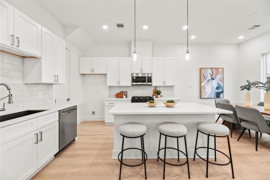 Furnished interior view inside a new home in , Houston (Image 11). Furnished interior view inside a new home in , Houston (Image 11).