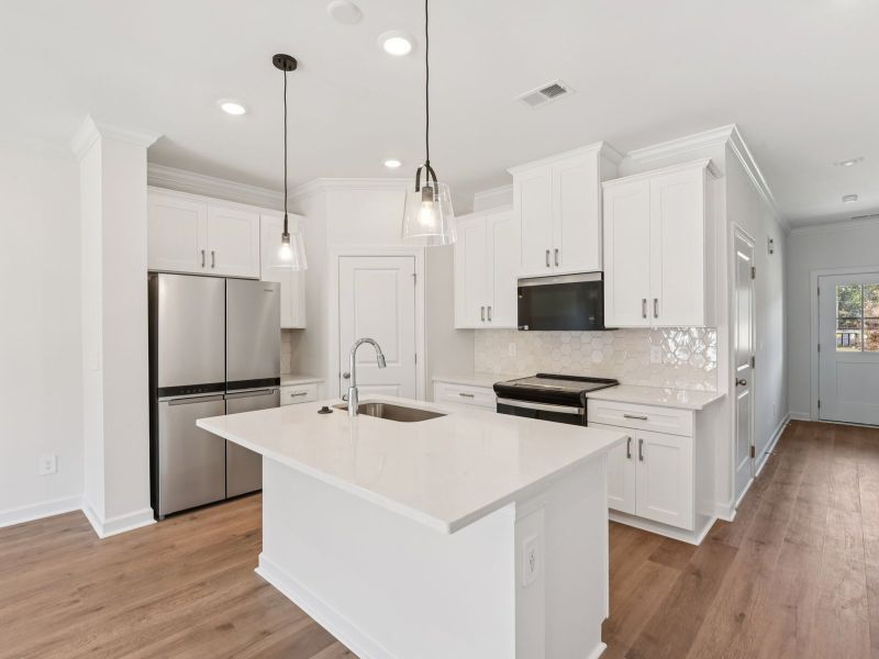 Furnished interior view inside a new home in Meadows at Wilson Farms - The Summit Series, Fort Mill (Image 3).