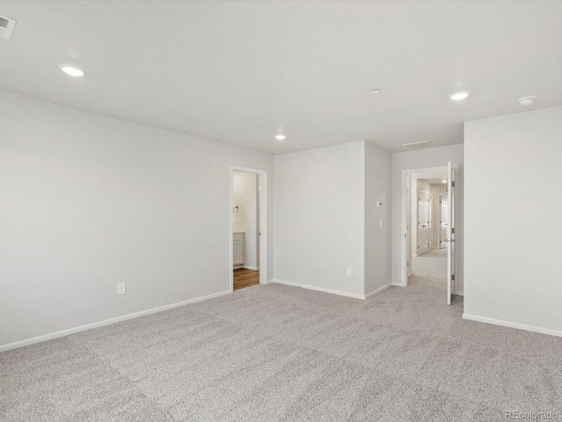 Spacious, unfurnished interior of a new home in Poudre Heights: The Meadow Collection, Windsor (Image 10). Spacious, unfurnished interior of a new home in Poudre Heights: The Meadow Collection, Windsor (Image 10).