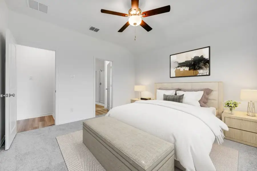 Furnished interior view inside a new home in River Ridge, Crandall (Image 5).