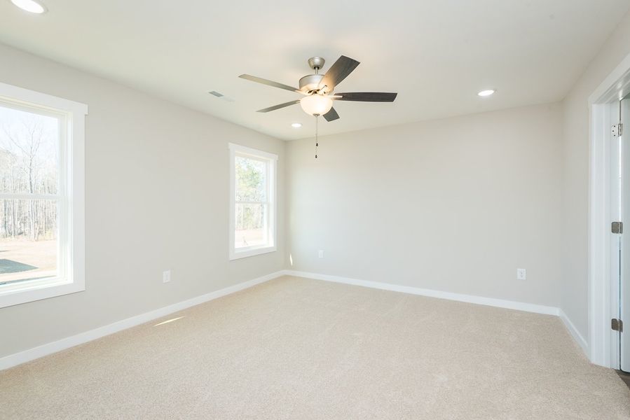 Representative unfurnished interior of a home built from the Harper by Foundation Home Builders LLC in Pallini Place, Ossipee (Image 20).