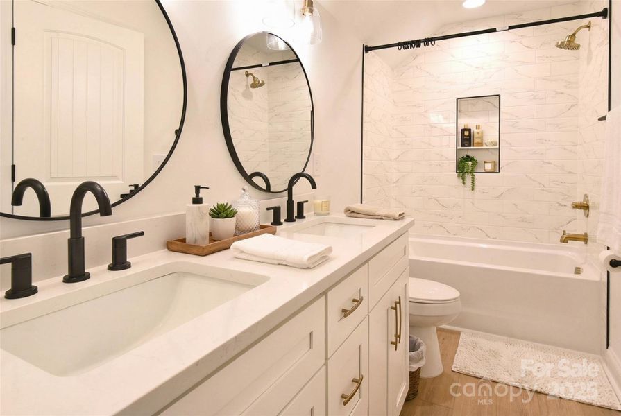 Furnished interior view inside a new home in , Salisbury (Image 8).