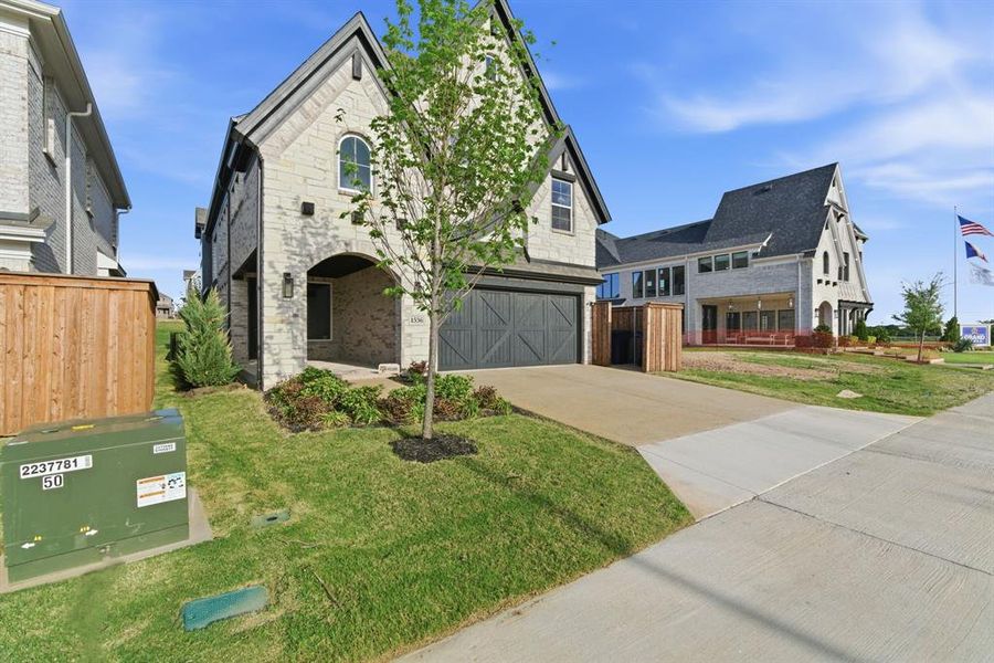 Front exterior of a new home in , Corinth, TX, highlighting curb appeal (Image 22).