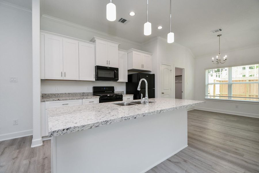 Furnished interior view inside a new home in , Houston (Image 14). Furnished interior view inside a new home in , Houston (Image 14).