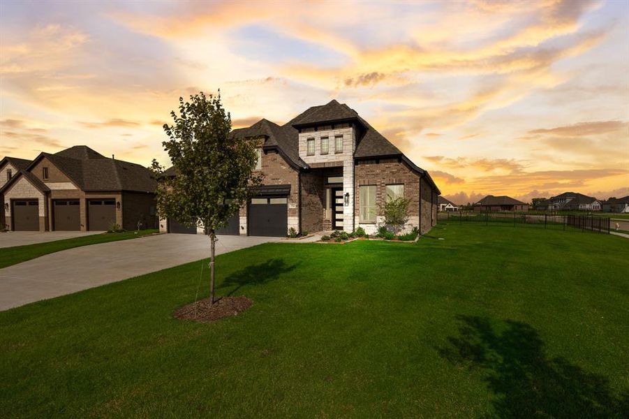 Front exterior of a new home in , Heath, TX, highlighting curb appeal (Image 19). Front exterior of a new home in , Heath, TX, highlighting curb appeal (Image 19).