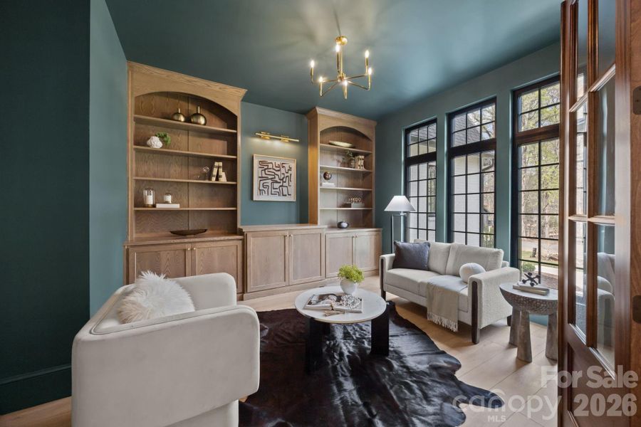 Furnished interior view inside a new home in , Sherrills Ford (Image 36).