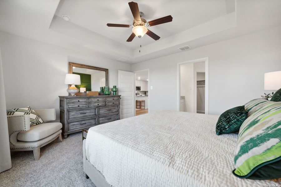 Furnished interior view inside a new home in Red Hawk Landing, San Antonio (Image 3).