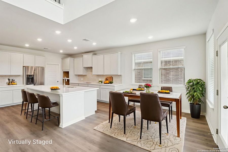 Furnished interior view inside a new home in Fox Falls, Boerne (Image 12). Furnished interior view inside a new home in Fox Falls, Boerne (Image 12).