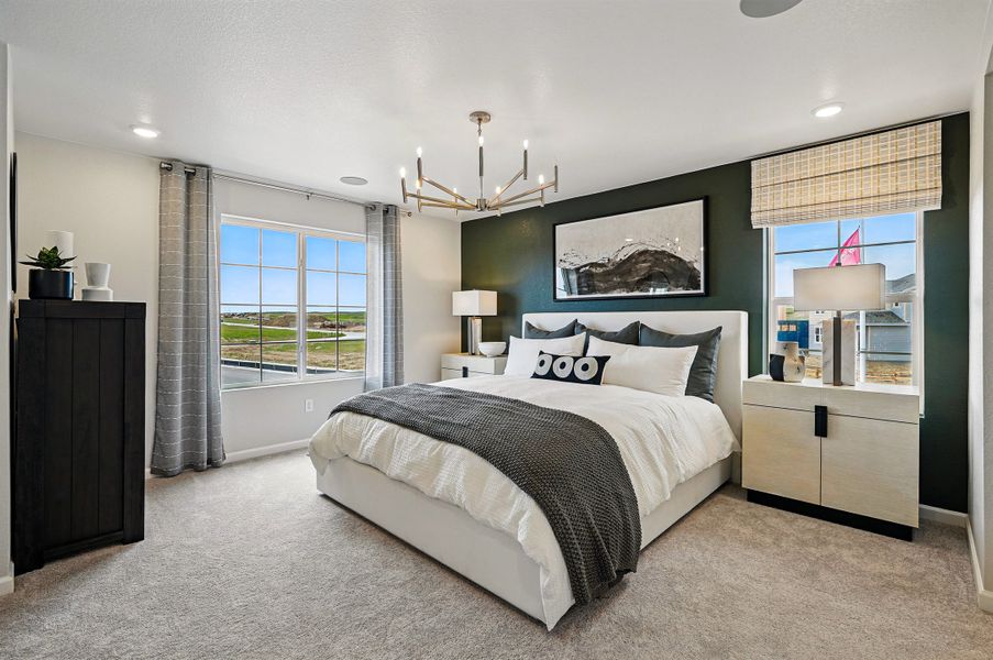 Representative furnished interior of a home built from the Independence by Taylor Morrison in Parterre Townhomes - The Westerly Collection, Thornton (Image 22).