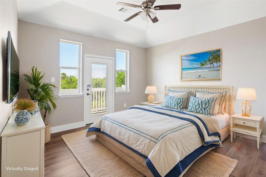 Furnished interior view inside a new home in , San Leon (Image 8).