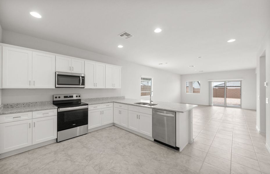 Furnished interior view inside a new home in Hayden Estates, Buckeye (Image 8).