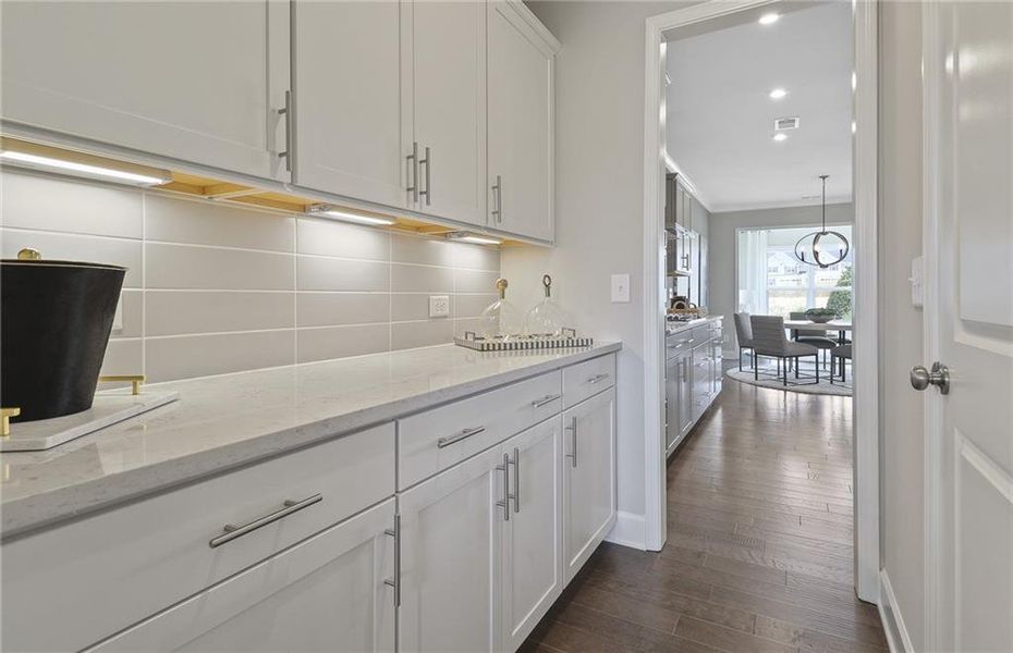 Furnished interior view inside a new home in Sierra Creek, Hoschton (Image 10).
