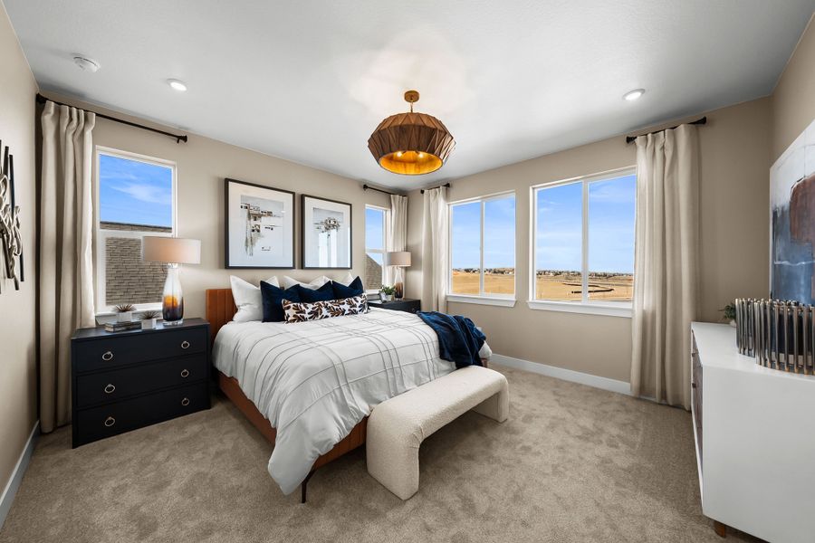 Furnished interior view inside a new home in Trumark Homes at Tanterra, Parker (Image 12).
