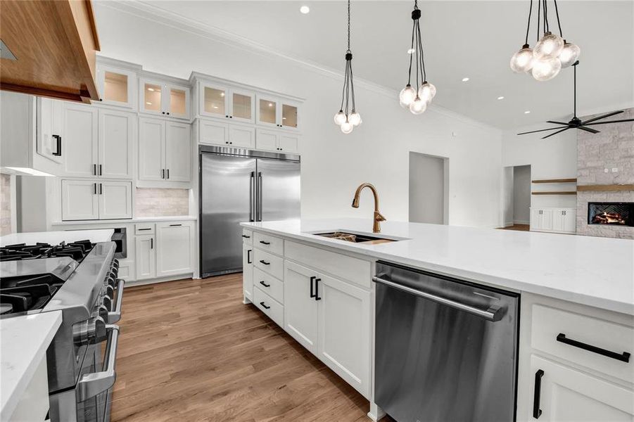 Furnished interior view inside a new home in , Weatherford (Image 5). Furnished interior view inside a new home in , Weatherford (Image 5).