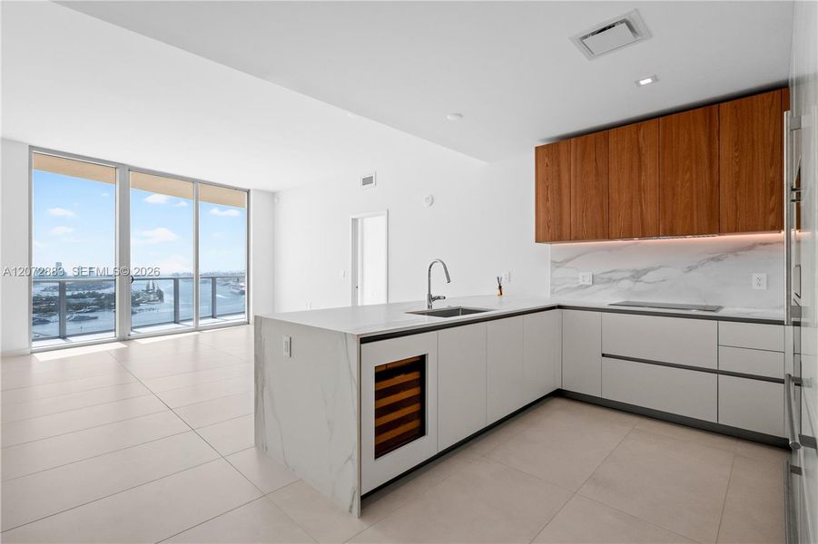 Furnished interior view inside a new home in , Miami (Image 6).