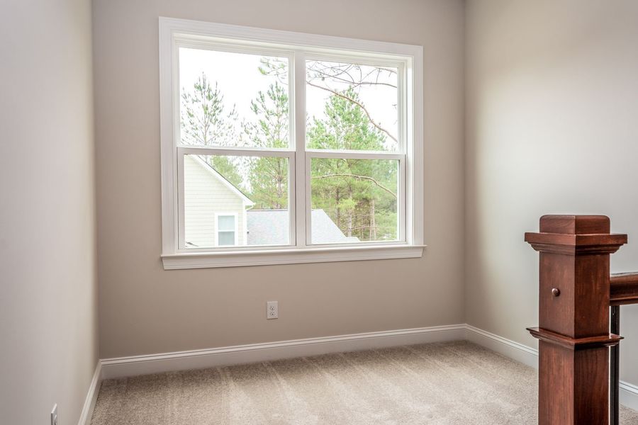 Representative unfurnished interior of a home built from the St Andrews with 3rd Floor Retreat by Greybrook Homes in Edmunds Farm, Clover (Image 26).