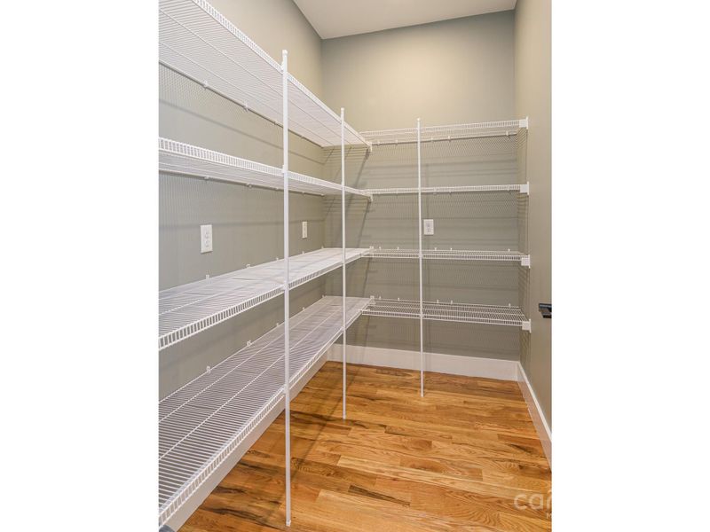 Walk-in Pantry (will be changed to wood shelving)