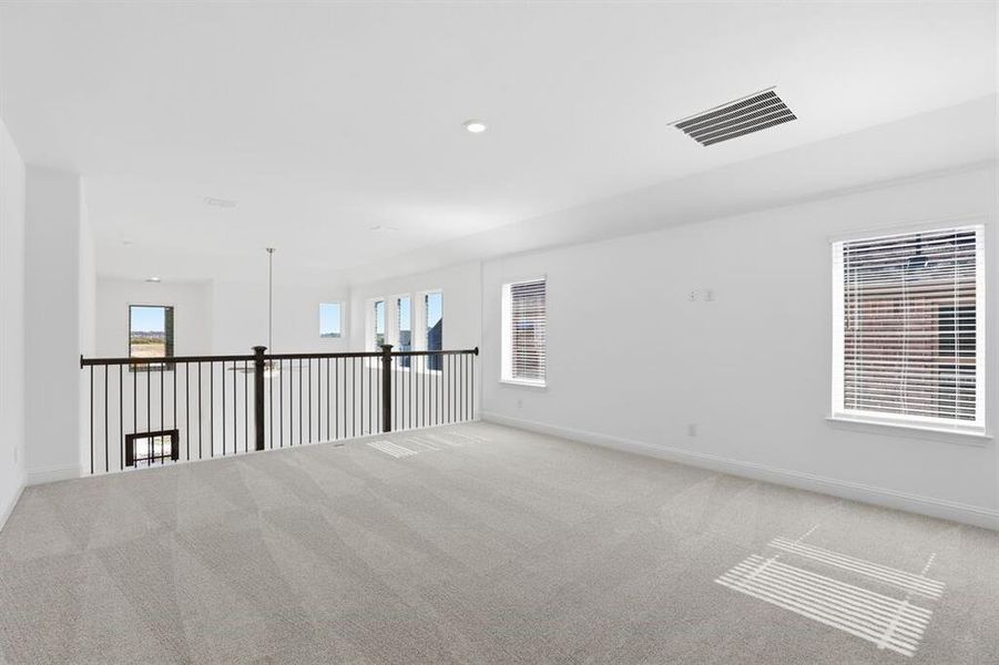 Spacious, unfurnished interior of a new home in The Ranch at Uptown Celina 40s, Celina (Image 17). Spacious, unfurnished interior of a new home in The Ranch at Uptown Celina 40s, Celina (Image 17).