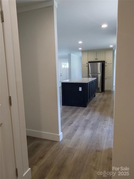 Extra space for built in pantry