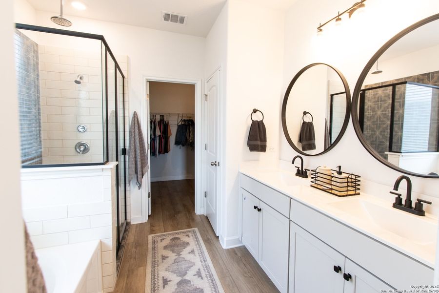 Furnished interior view inside a new home in , Spring Branch (Image 12). Furnished interior view inside a new home in , Spring Branch (Image 12).