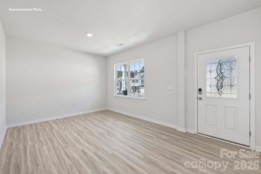 Spacious, unfurnished interior of a new home in The Hamptons at Hickory, Hickory (Image 11).