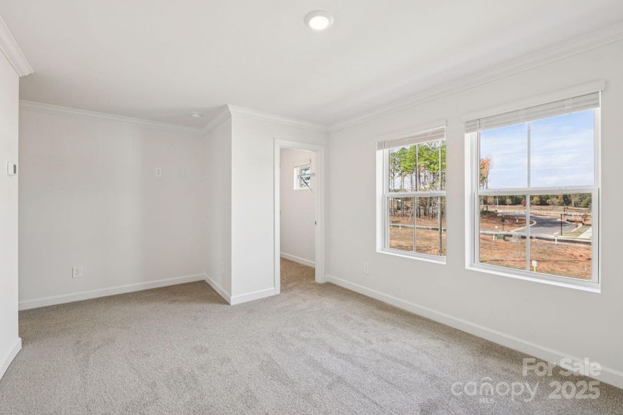 Spacious, unfurnished interior of a new home in Meadows at Wilson Farms - The Heights Series, Fort Mill (Image 21). Spacious, unfurnished interior of a new home in Meadows at Wilson Farms - The Heights Series, Fort Mill (Image 21).