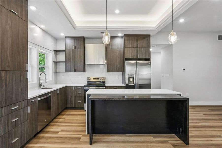 Furnished interior view inside a new home in , Atlanta (Image 4).