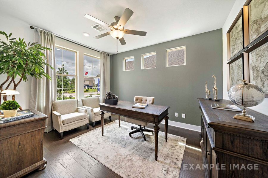 Representative furnished interior of a home built from the The Philip A with 3-Car Garage by Davidson Homes LLC in Lago Mar, Texas City (Image 10).