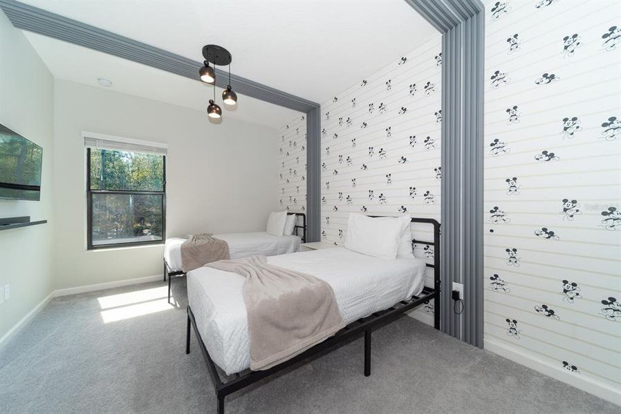 Furnished interior view inside a new home in , Orlando (Image 42).