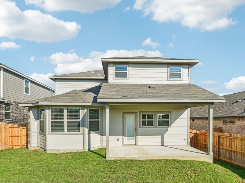 Back Exterior of Elevation C for the Medina floorplan. Back Exterior of Elevation C for the Medina floorplan.