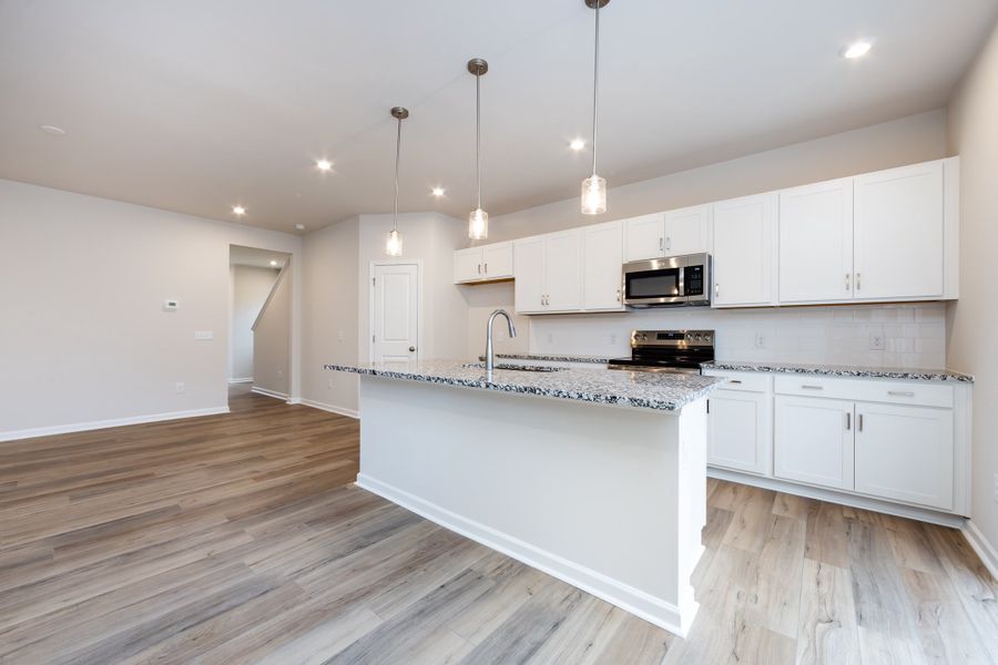 Furnished interior view inside a new home in Fifteen 15 Cannon, Charlotte (Image 9).