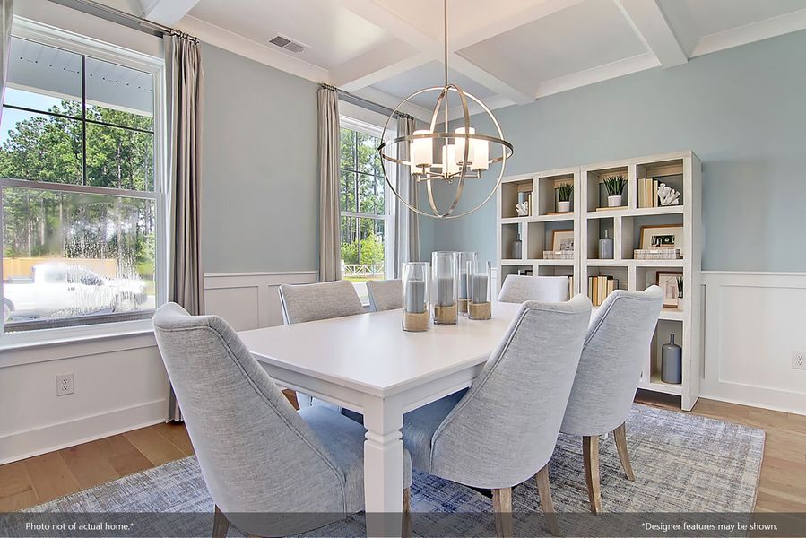 Furnished interior view inside a new home in Indigo at Abbey Preserve, Wilmington (Image 5).