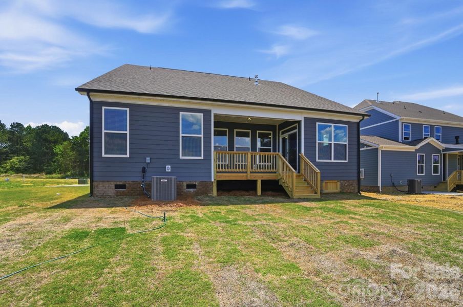 Exterior details and patio area of a home in Waterford Commons, Rock Hill (Image 27).
