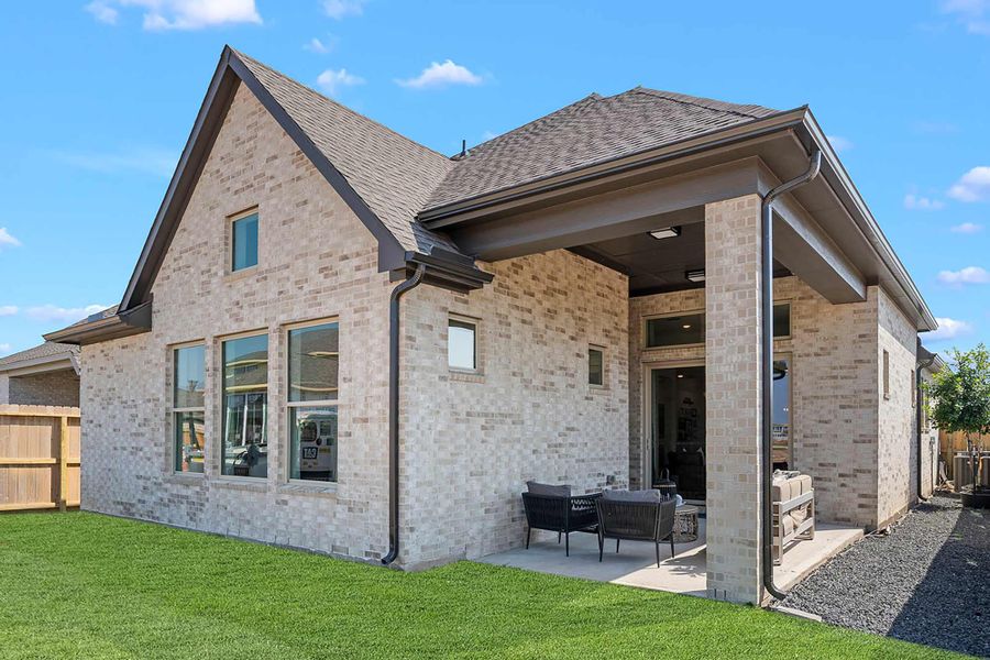 Representative exterior details of a home built from the The Athens by David Weekley Homes in COLTON - Reserve Collection, Montgomery (Image 3). Representative exterior details of a home built from the The Athens by David Weekley Homes in COLTON - Reserve Collection, Montgomery (Image 3).