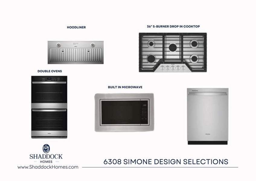 Sample of building materials used in homes in Aster Park, McKinney (Image 5).