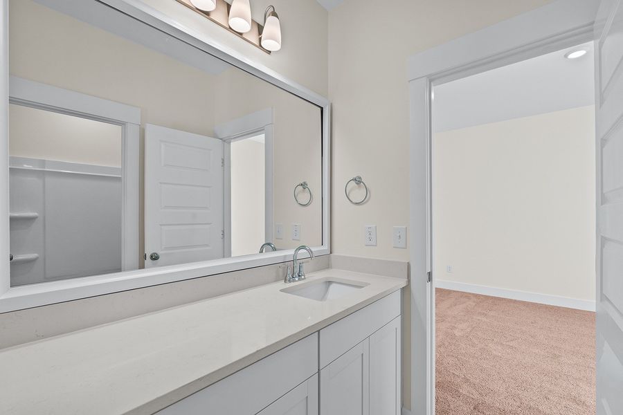 Furnished interior view inside a new home in Fieldstone, Lexington (Image 16). Furnished interior view inside a new home in Fieldstone, Lexington (Image 16).