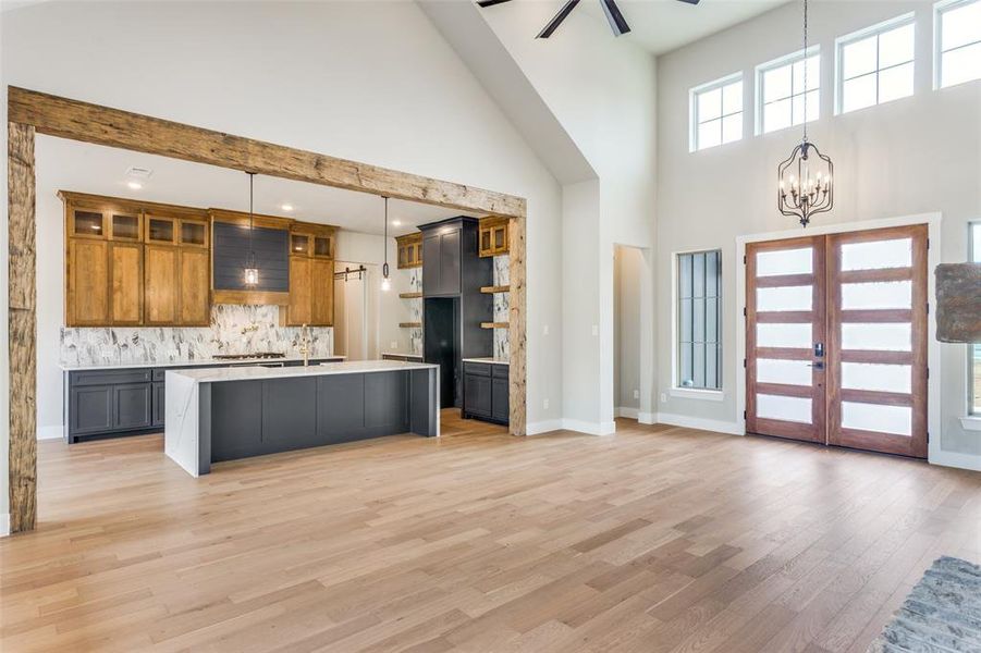 Furnished interior view inside a new home in , Weatherford (Image 7).