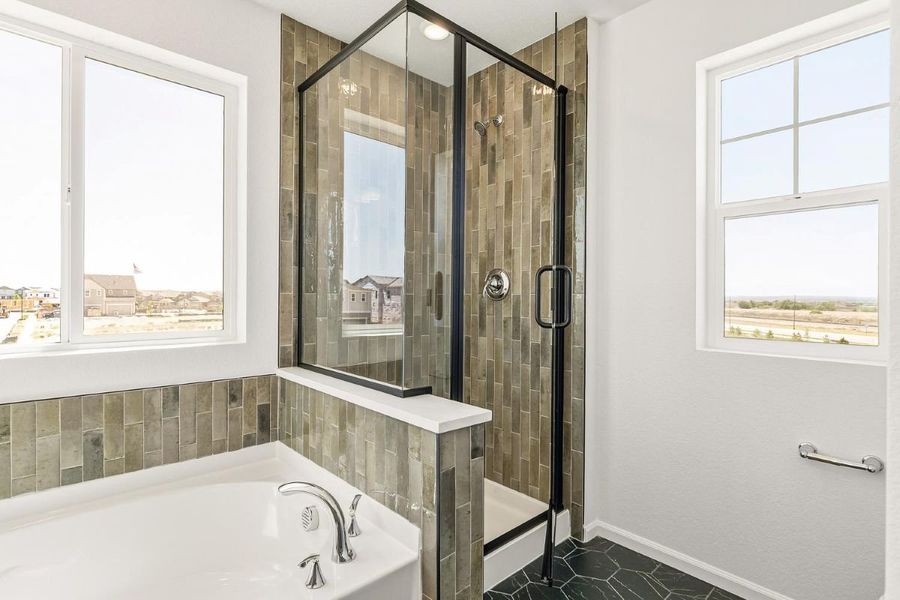 Furnished interior view inside a new home in Turnberry Villas, Commerce City (Image 7). Furnished interior view inside a new home in Turnberry Villas, Commerce City (Image 7).