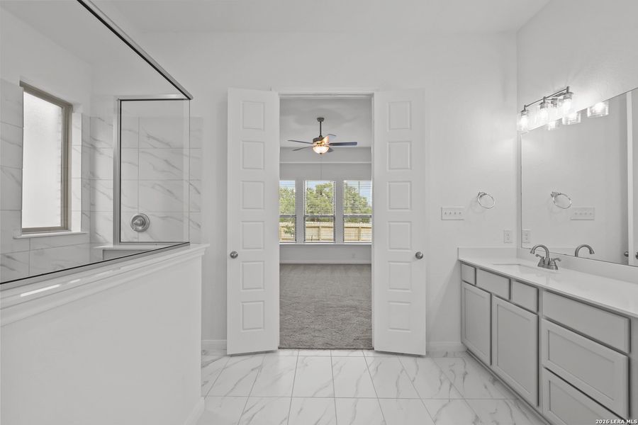 Furnished interior view inside a new home in Stillwater Ranch, San Antonio (Image 11).