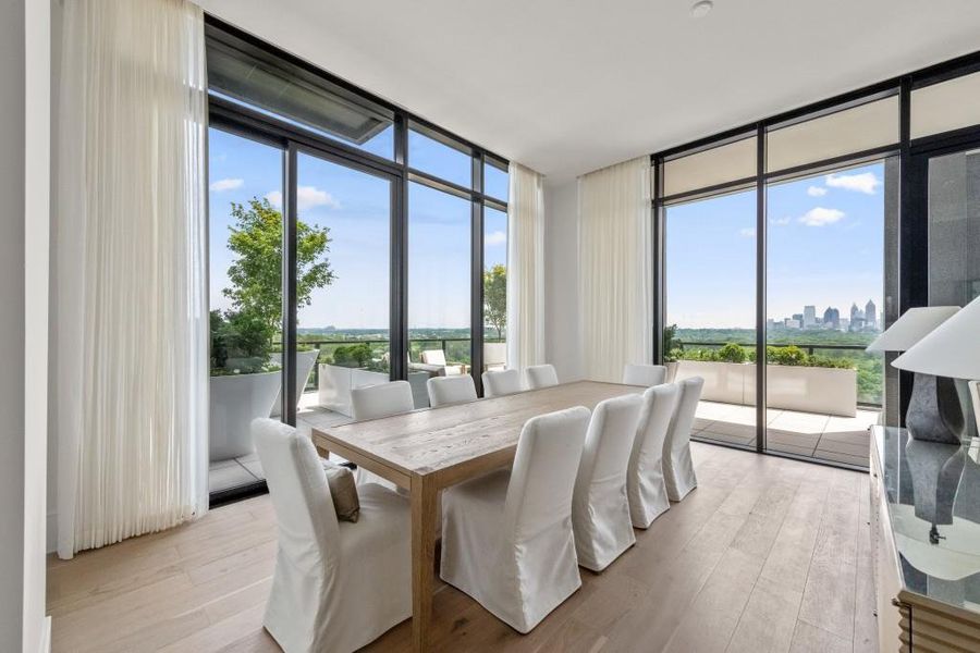Furnished interior view inside a new home in , Atlanta (Image 12).
