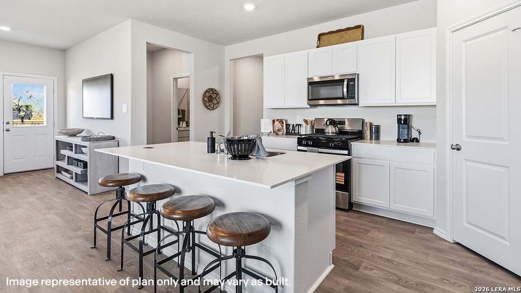 Furnished interior view inside a new home in Riverstone at Westpointe, San Antonio (Image 25).