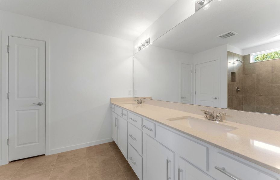 Owner's Bath with Dual Sinks
