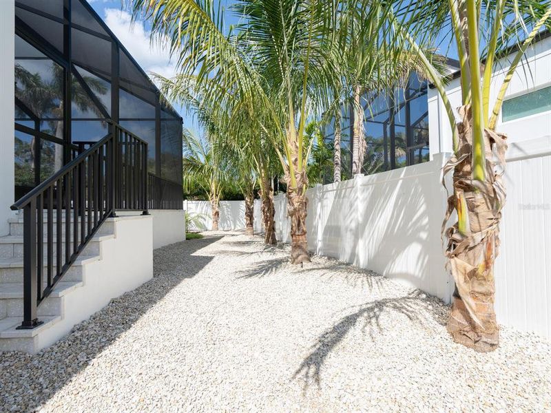 Exterior details and patio area of a home in , Sarasota (Image 36).