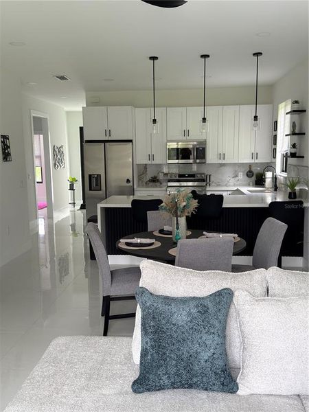 Furnished interior view inside a new home in , Lehigh Acres (Image 7).