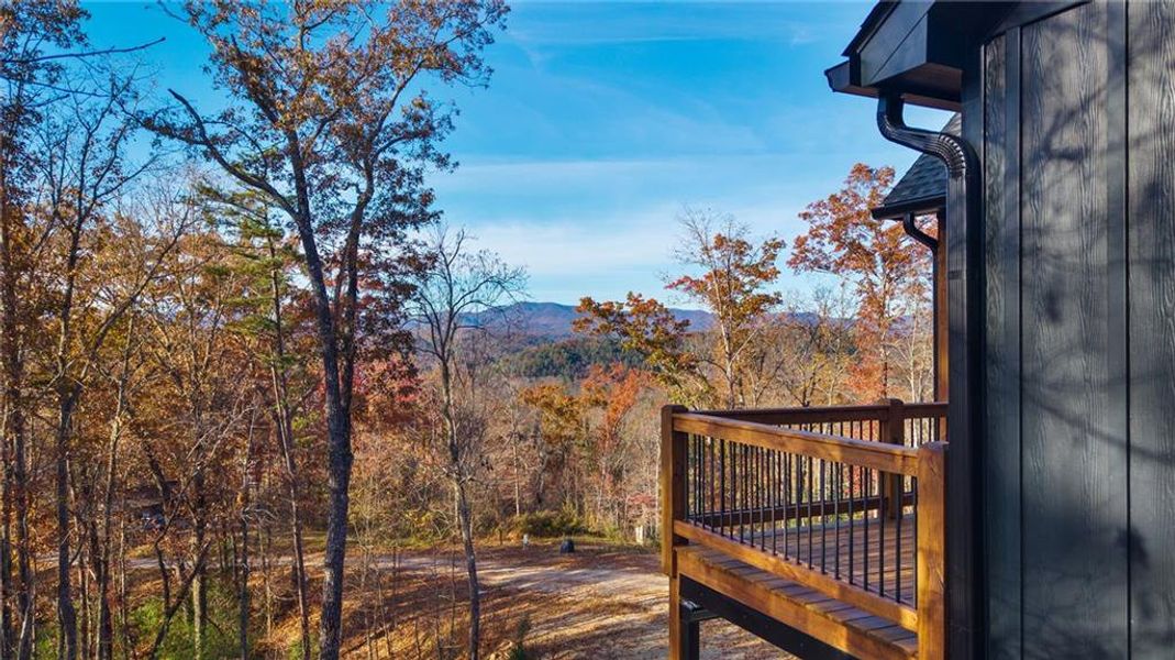 Exterior details and patio area of a home in , Ellijay (Image 27).