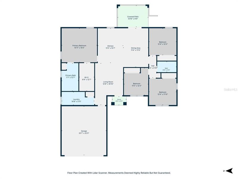 2D floor plan layout of this home in , Spring Hill, FL (Image 5).