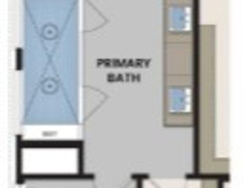2D floor plan layout of this home in Rockport, Wake Forest, NC (Image 6).