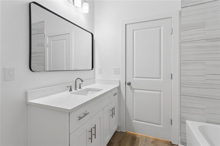 Furnished interior view inside a new home in , Atlanta (Image 5).