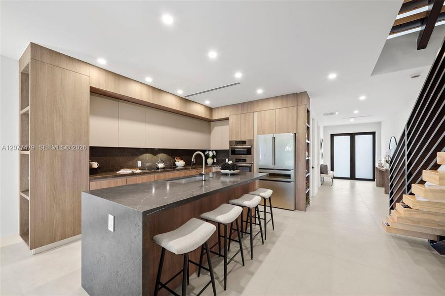Furnished interior view inside a new home in , Miami (Image 37). Furnished interior view inside a new home in , Miami (Image 37).