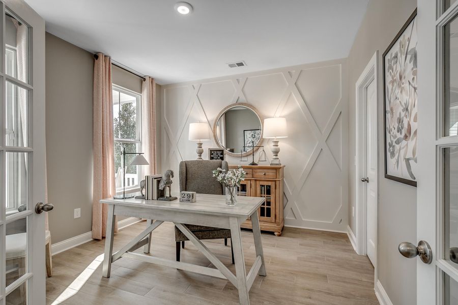 Furnished interior view inside a new home in The Oaks, Goose Creek (Image 26).